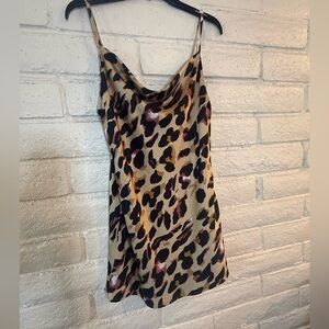 Leopard Print Slip Dress – Fashion Nova – Size M